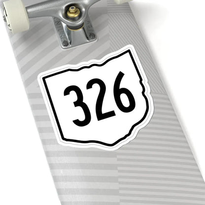 OH-326 1960 (Ohio) (Road Sign) STICKER Vinyl Kiss-Cut Decal - The Sticker Space