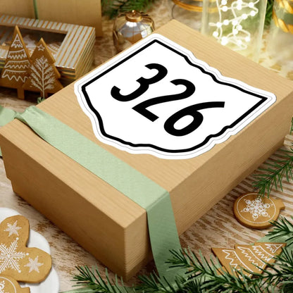 OH-326 1960 (Ohio) (Road Sign) STICKER Vinyl Kiss-Cut Decal - The Sticker Space