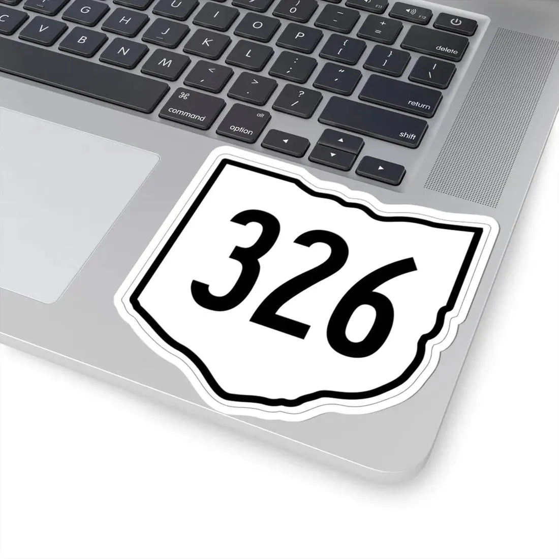 OH-326 1960 (Ohio) (Road Sign) STICKER Vinyl Kiss-Cut Decal - The Sticker Space