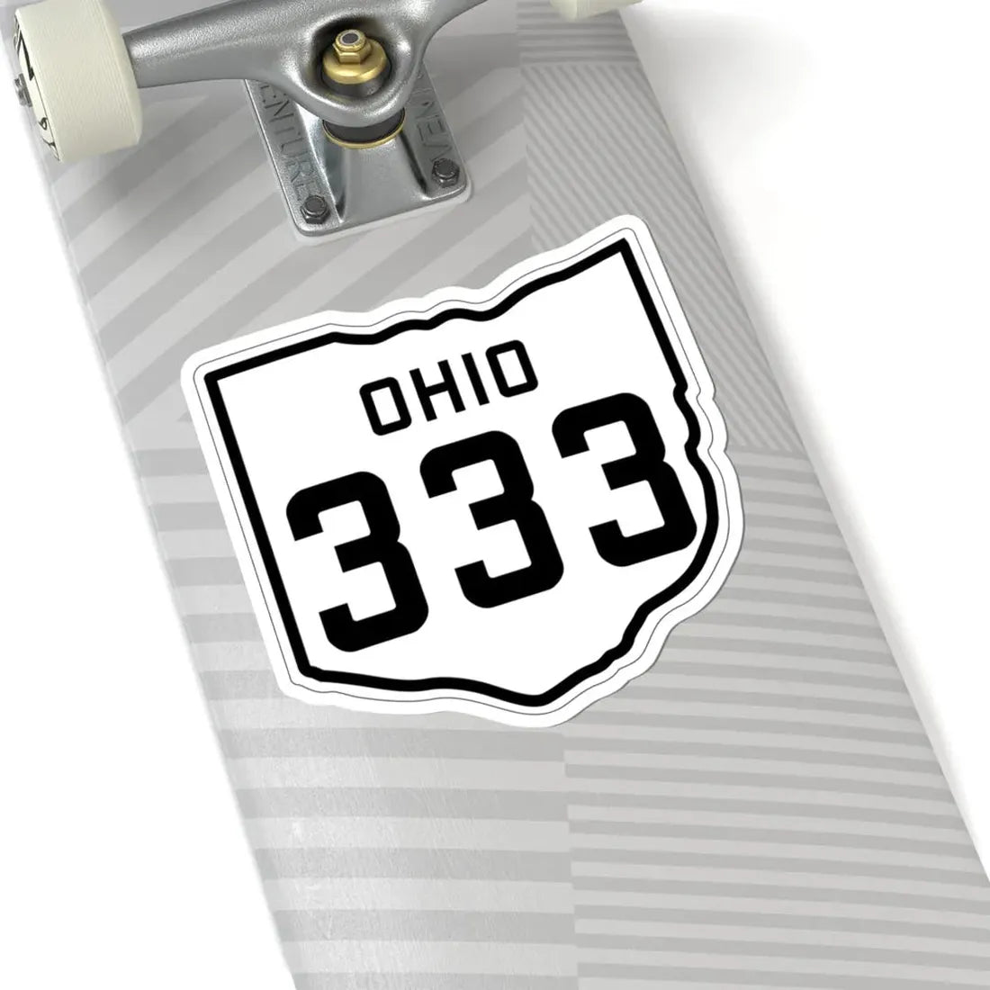 OH-333 1927 (Ohio) (Road Sign) STICKER Vinyl Kiss-Cut Decal - The Sticker Space