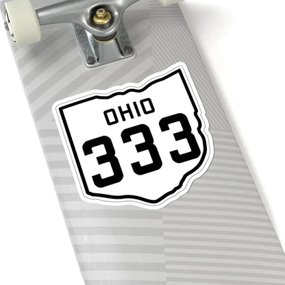 OH-333 1927 (Ohio) (Road Sign) STICKER Vinyl Kiss-Cut Decal - The Sticker Space