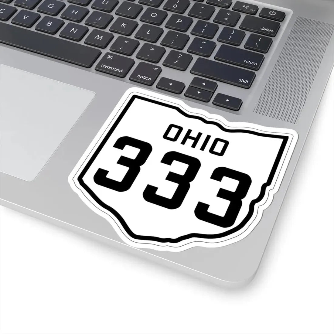 OH-333 1927 (Ohio) (Road Sign) STICKER Vinyl Kiss-Cut Decal - The Sticker Space