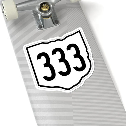 OH-333 1960 (Ohio) (Road Sign) STICKER Vinyl Kiss-Cut Decal - The Sticker Space