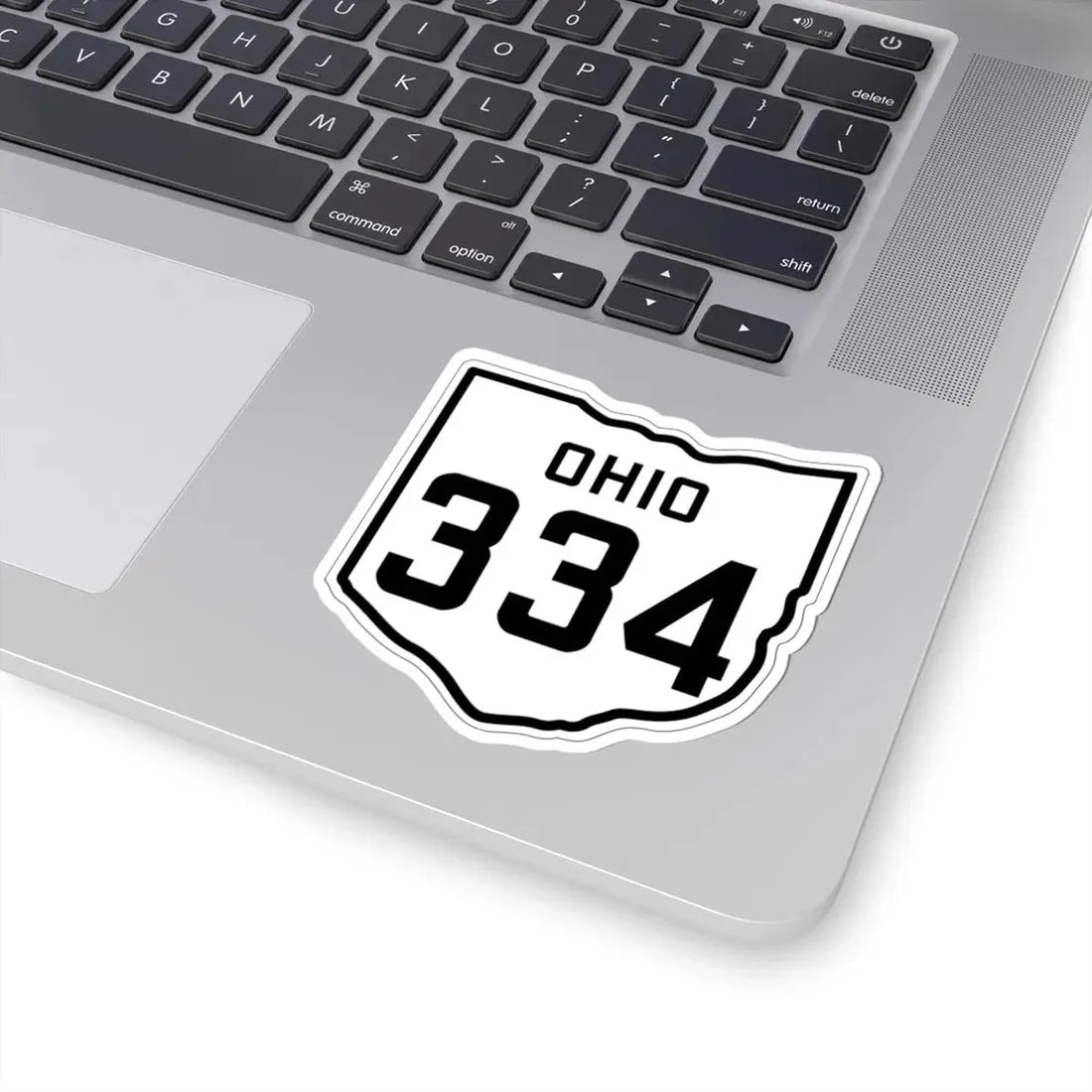 OH-334 1927 (Ohio) (Road Sign) STICKER Vinyl Kiss-Cut Decal - The Sticker Space