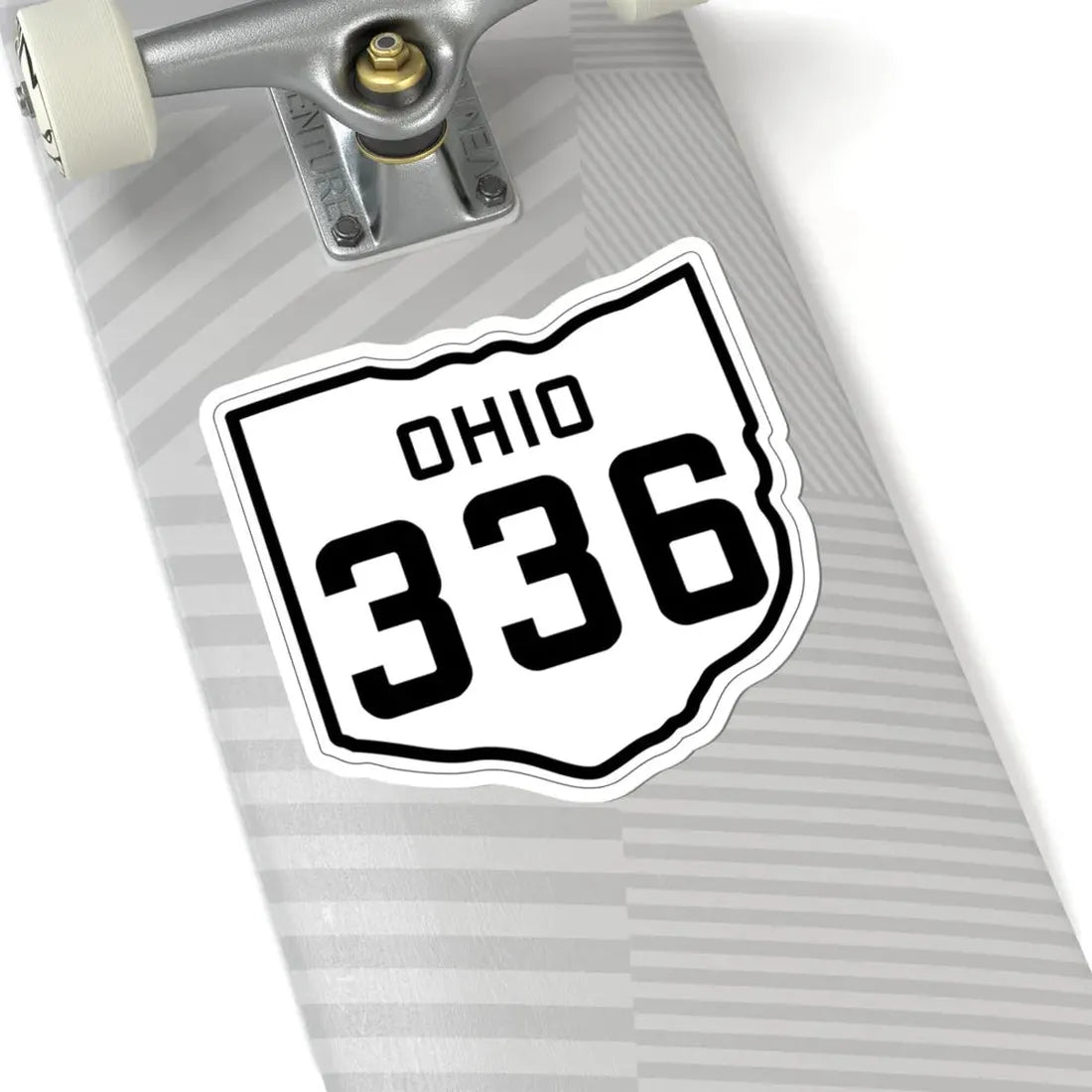 OH-336 1927 (Ohio) (Road Sign) STICKER Vinyl Kiss-Cut Decal - The Sticker Space