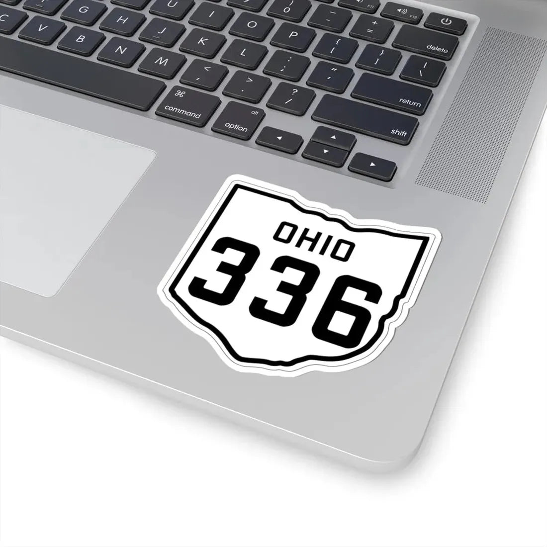 OH-336 1927 (Ohio) (Road Sign) STICKER Vinyl Kiss-Cut Decal - The Sticker Space