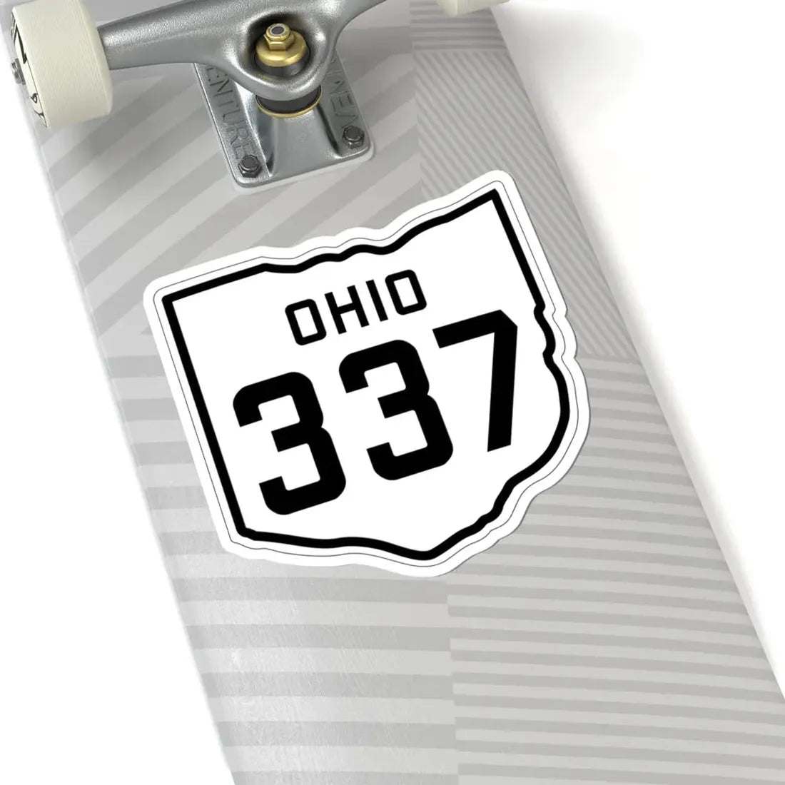 OH-337 1927 (Ohio) (Road Sign) STICKER Vinyl Kiss-Cut Decal - The Sticker Space