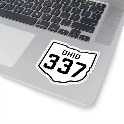OH-337 1927 (Ohio) (Road Sign) STICKER Vinyl Kiss-Cut Decal - The Sticker Space