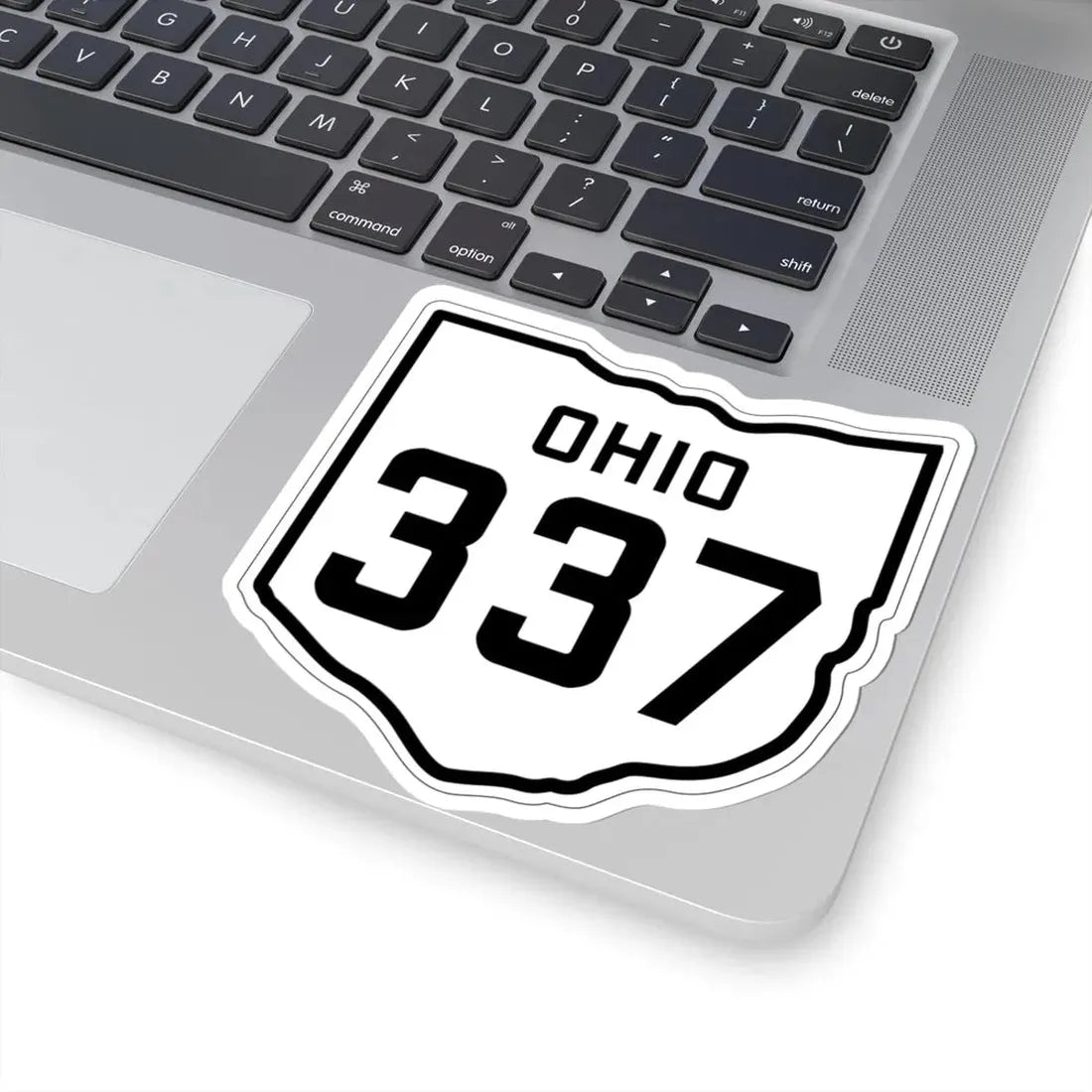 OH-337 1927 (Ohio) (Road Sign) STICKER Vinyl Kiss-Cut Decal - The Sticker Space