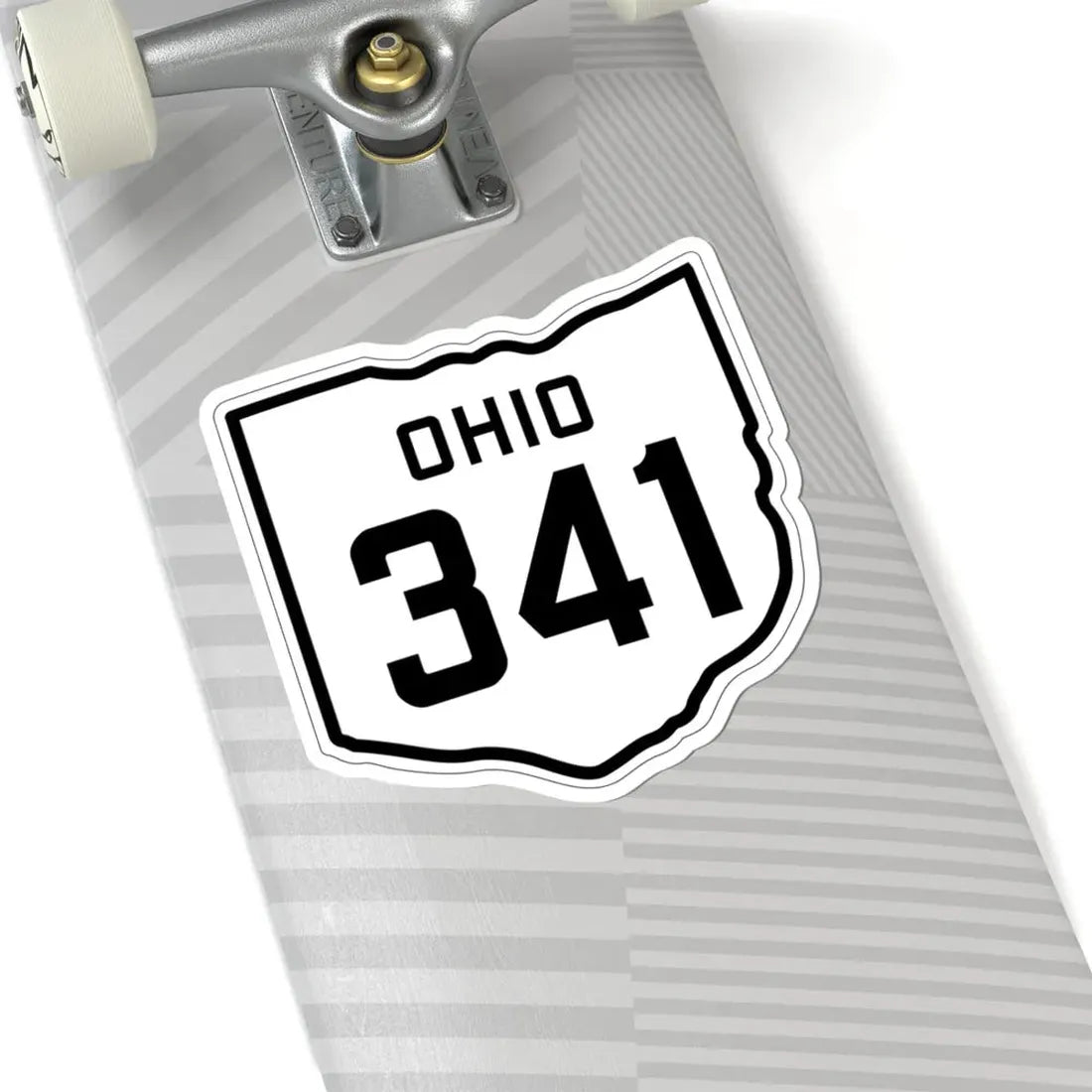 OH-341 1927 (Ohio) (Road Sign) STICKER Vinyl Kiss-Cut Decal - The Sticker Space