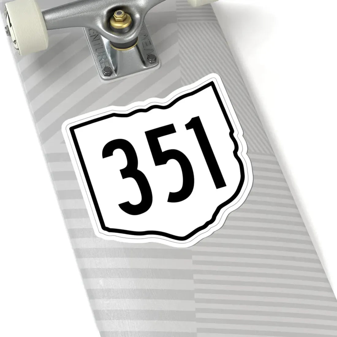 OH-351 1960 (Ohio) (Road Sign) STICKER Vinyl Kiss-Cut Decal - The Sticker Space