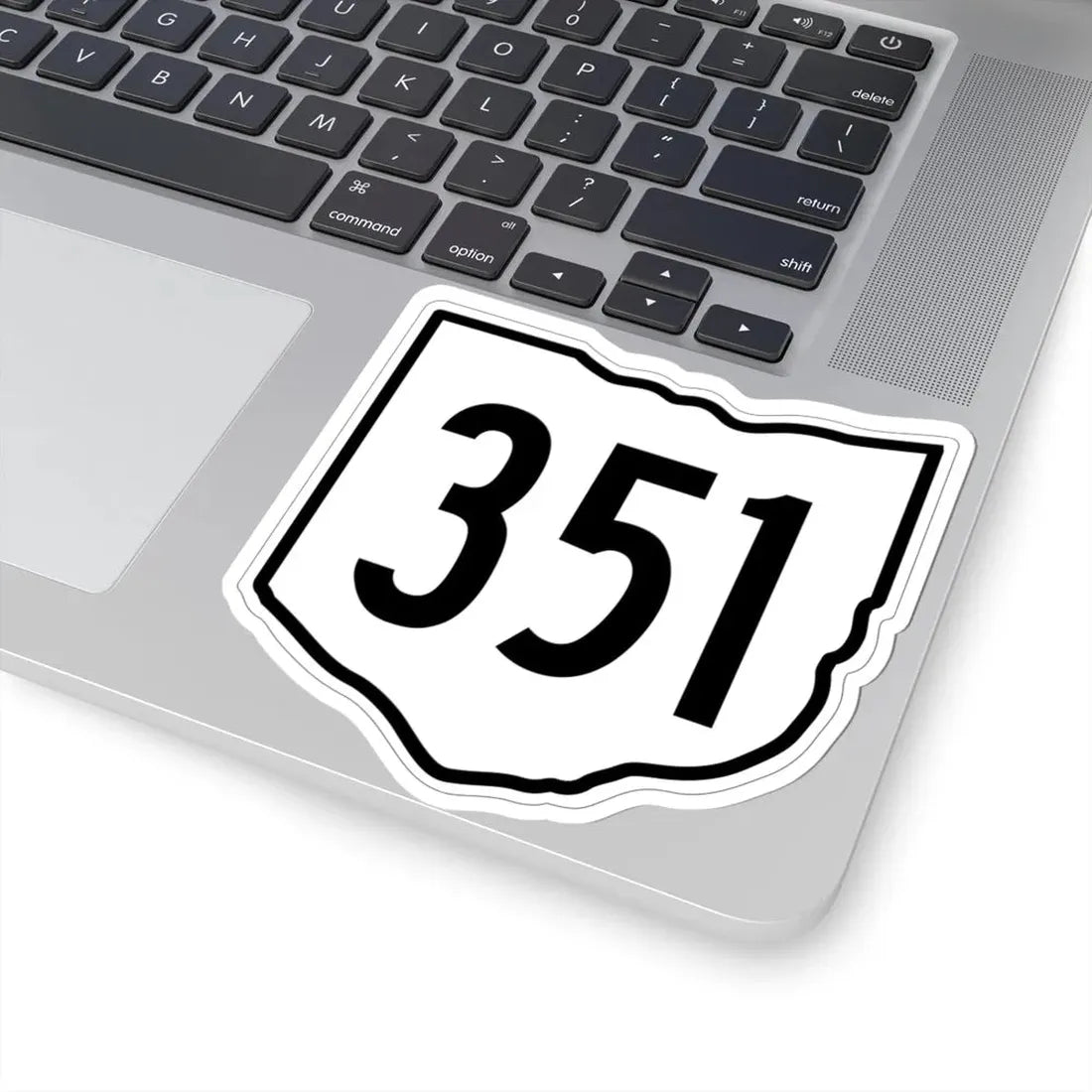 OH-351 1960 (Ohio) (Road Sign) STICKER Vinyl Kiss-Cut Decal - The Sticker Space