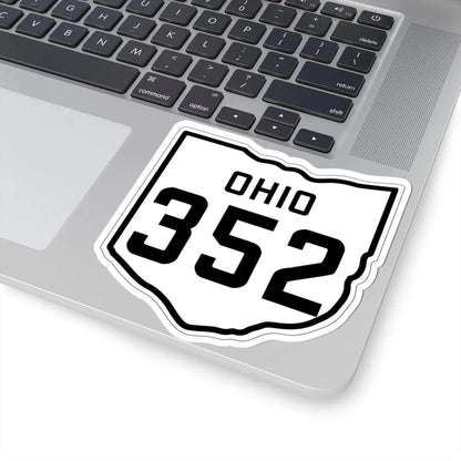 OH-352 1927 (Ohio) (Road Sign) STICKER Vinyl Kiss-Cut Decal - The Sticker Space