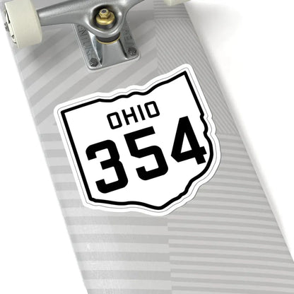 OH-354 1927 (Ohio) (Road Sign) STICKER Vinyl Kiss-Cut Decal - The Sticker Space