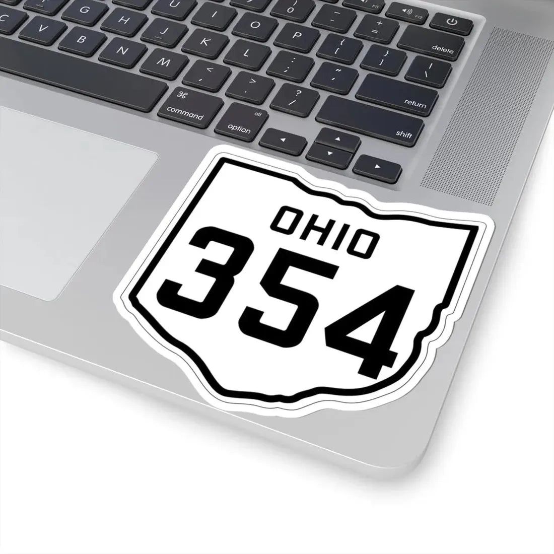 OH-354 1927 (Ohio) (Road Sign) STICKER Vinyl Kiss-Cut Decal - The Sticker Space