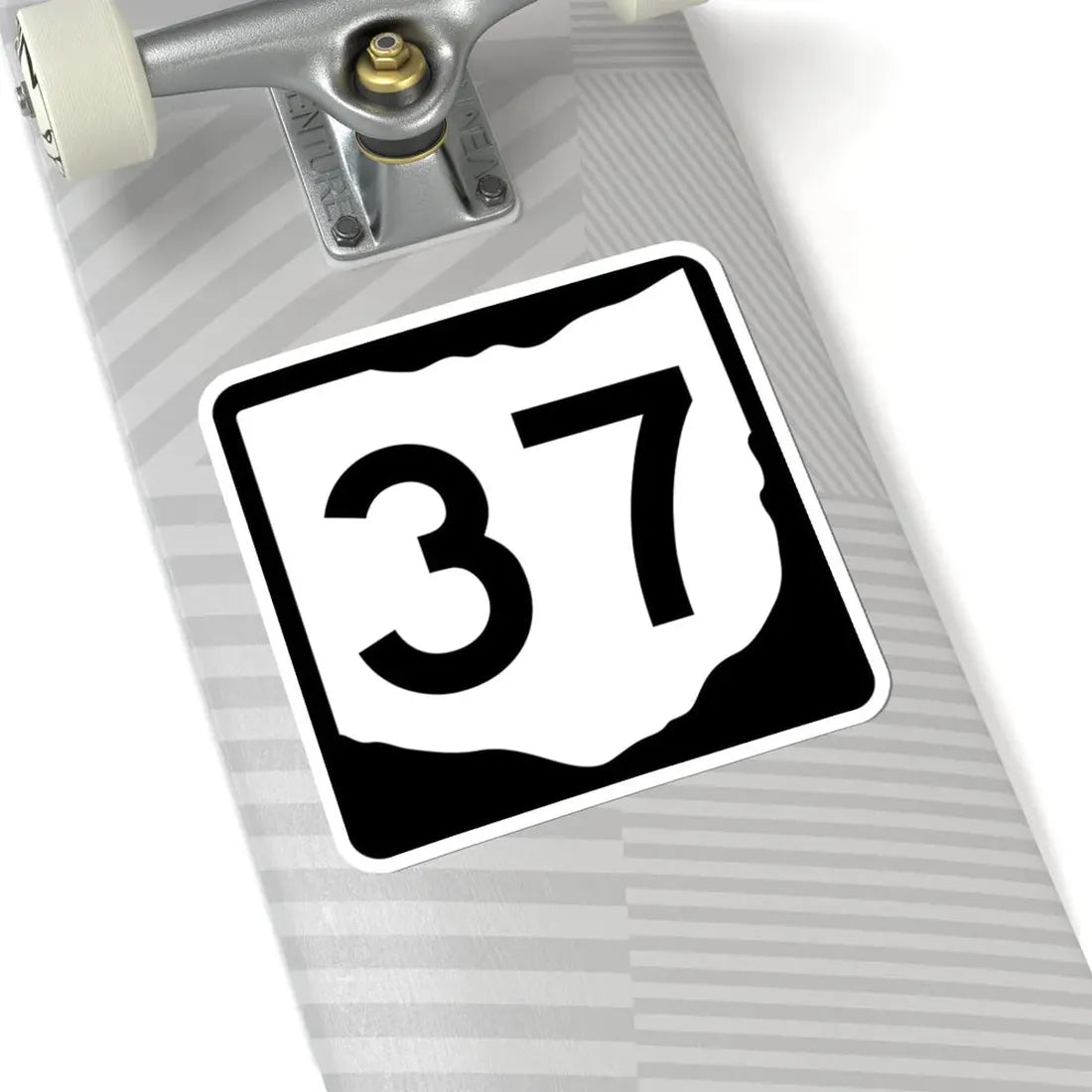 OH-37 (Ohio) (Road Sign) STICKER Vinyl Kiss-Cut Decal - The Sticker Space