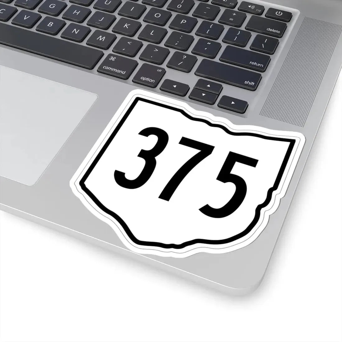 OH-375 1960 (Ohio) (Road Sign) STICKER Vinyl Kiss-Cut Decal - The Sticker Space