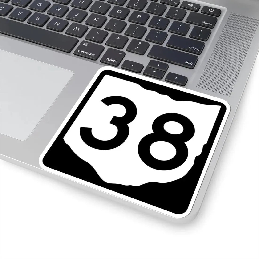OH-38 (Ohio) (Road Sign) STICKER Vinyl Kiss-Cut Decal - The Sticker Space