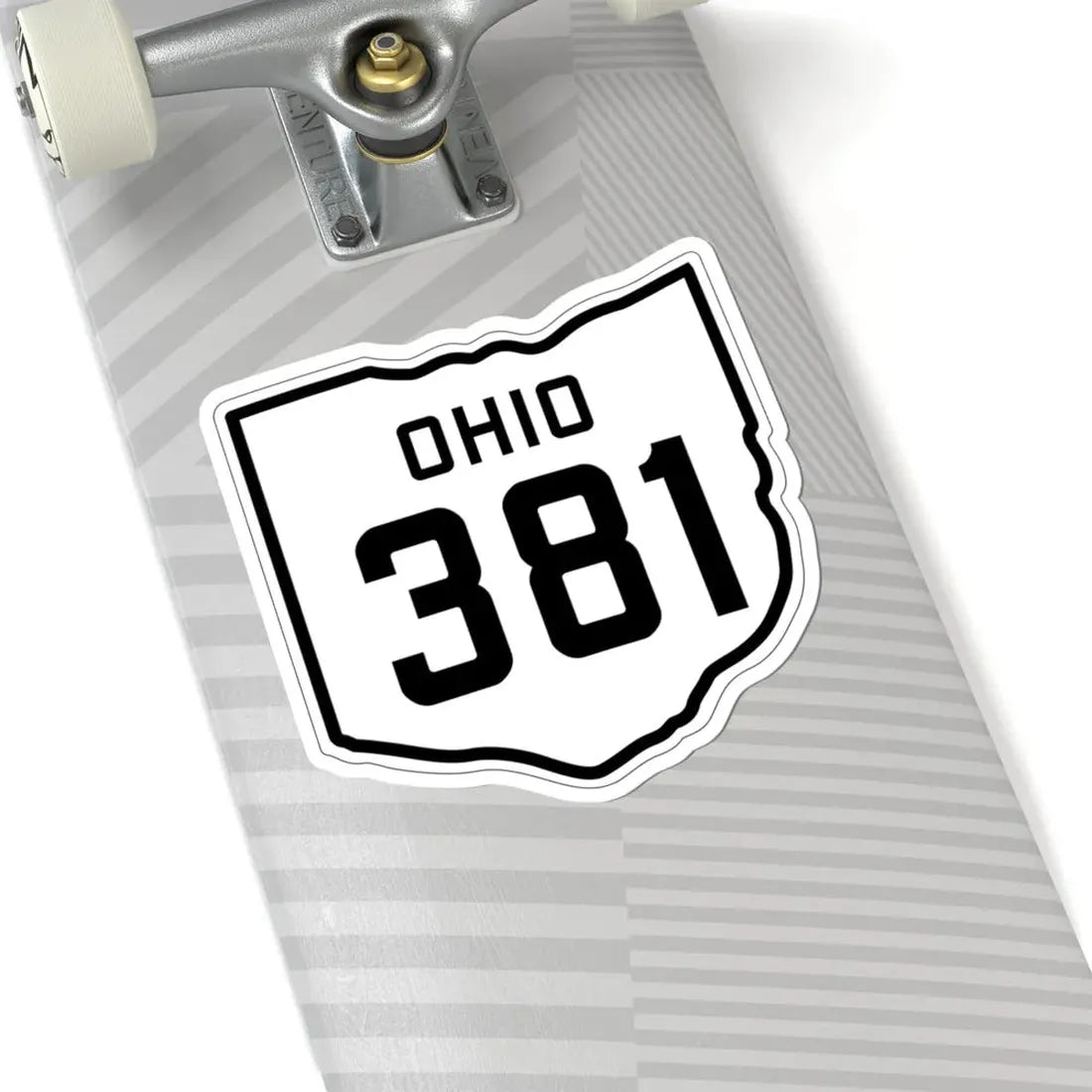 OH-381 1927 (Ohio) (Road Sign) STICKER Vinyl Kiss-Cut Decal - The Sticker Space