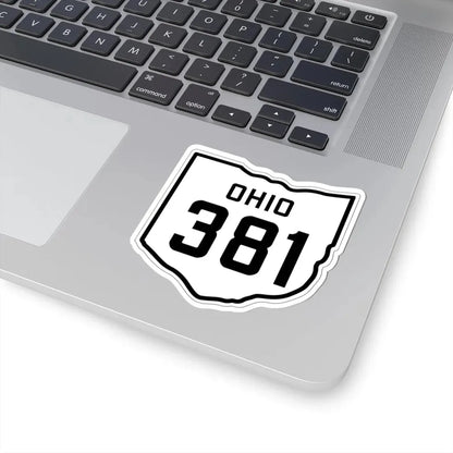 OH-381 1927 (Ohio) (Road Sign) STICKER Vinyl Kiss-Cut Decal - The Sticker Space
