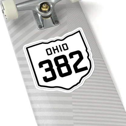 OH-382 1927 (Ohio) (Road Sign) STICKER Vinyl Kiss-Cut Decal - The Sticker Space