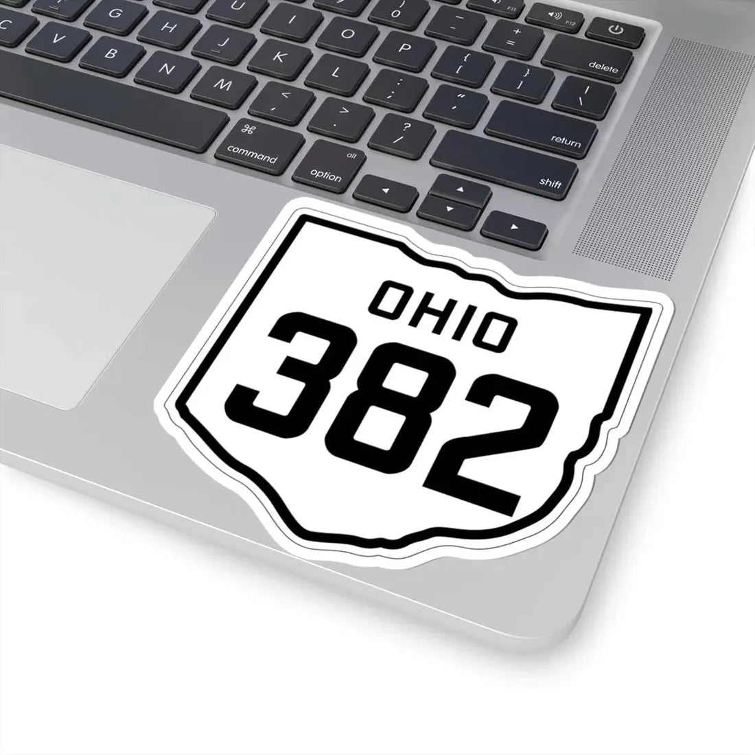 OH-382 1927 (Ohio) (Road Sign) STICKER Vinyl Kiss-Cut Decal - The Sticker Space