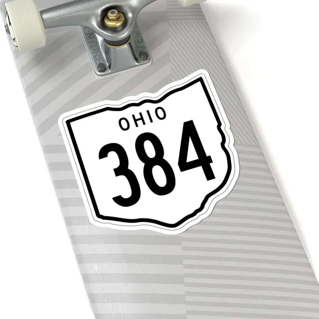 OH-384 1948 (Ohio) (Road Sign) STICKER Vinyl Kiss-Cut Decal - The Sticker Space