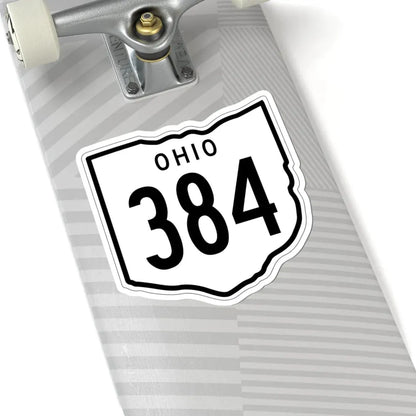 OH-384 1948 (Ohio) (Road Sign) STICKER Vinyl Kiss-Cut Decal - The Sticker Space