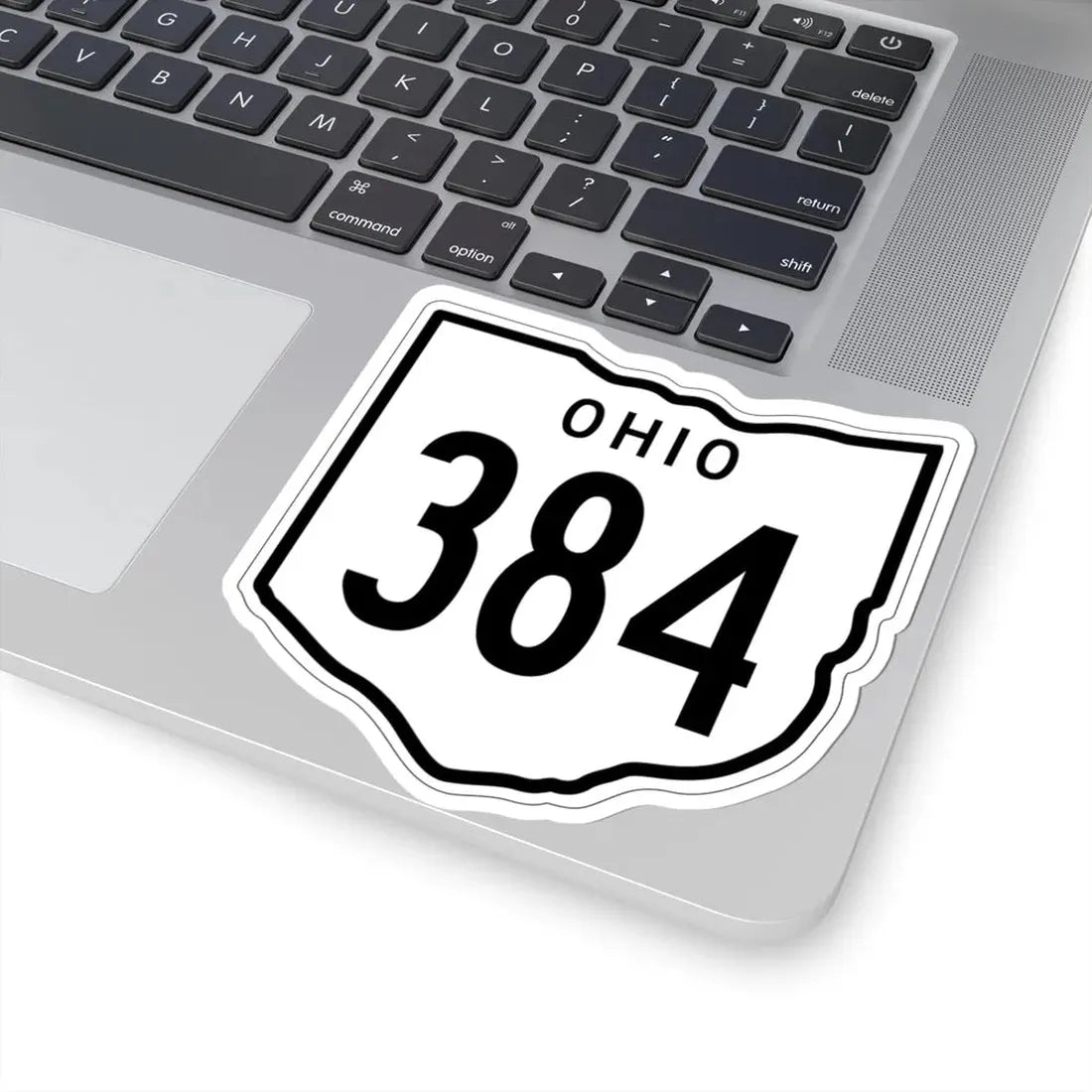 OH-384 1948 (Ohio) (Road Sign) STICKER Vinyl Kiss-Cut Decal - The Sticker Space