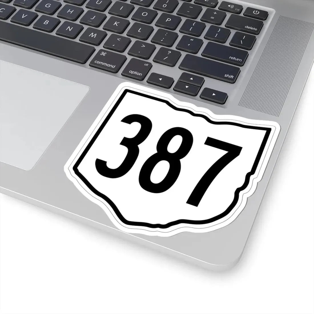 OH-387 1960 (Ohio) (Road Sign) STICKER Vinyl Kiss-Cut Decal - The Sticker Space