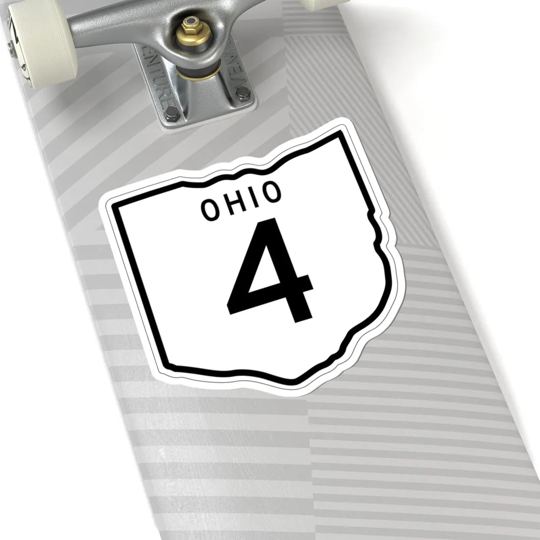 OH-4 1948 (Ohio) (Road Sign) STICKER Vinyl Kiss-Cut Decal - The Sticker Space