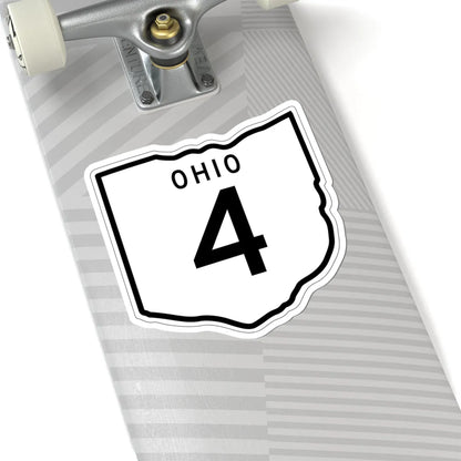 OH-4 1948 (Ohio) (Road Sign) STICKER Vinyl Kiss-Cut Decal - The Sticker Space