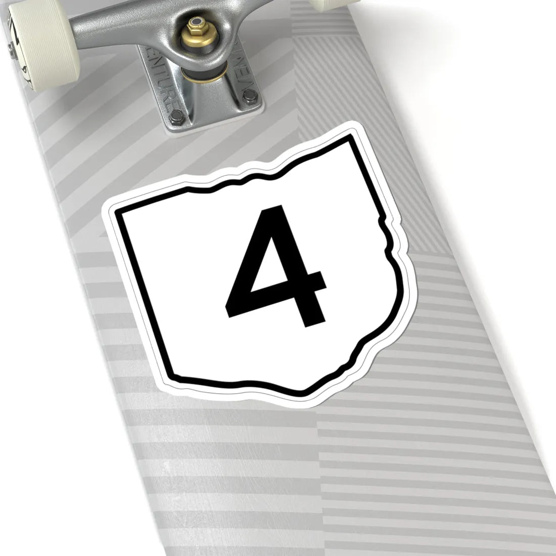 OH-4 1960 (Ohio) (Road Sign) STICKER Vinyl Kiss-Cut Decal - The Sticker Space