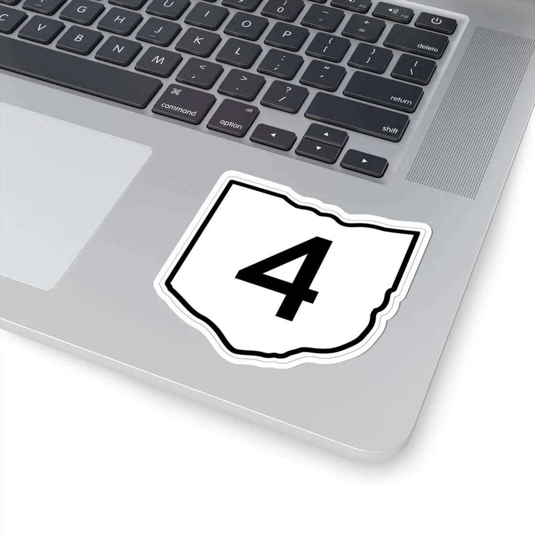 OH-4 1960 (Ohio) (Road Sign) STICKER Vinyl Kiss-Cut Decal - The Sticker Space