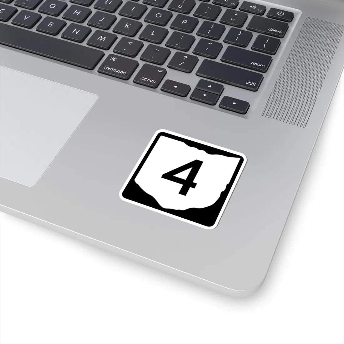 OH-4 (Ohio) (Road Sign) STICKER Vinyl Kiss-Cut Decal - The Sticker Space