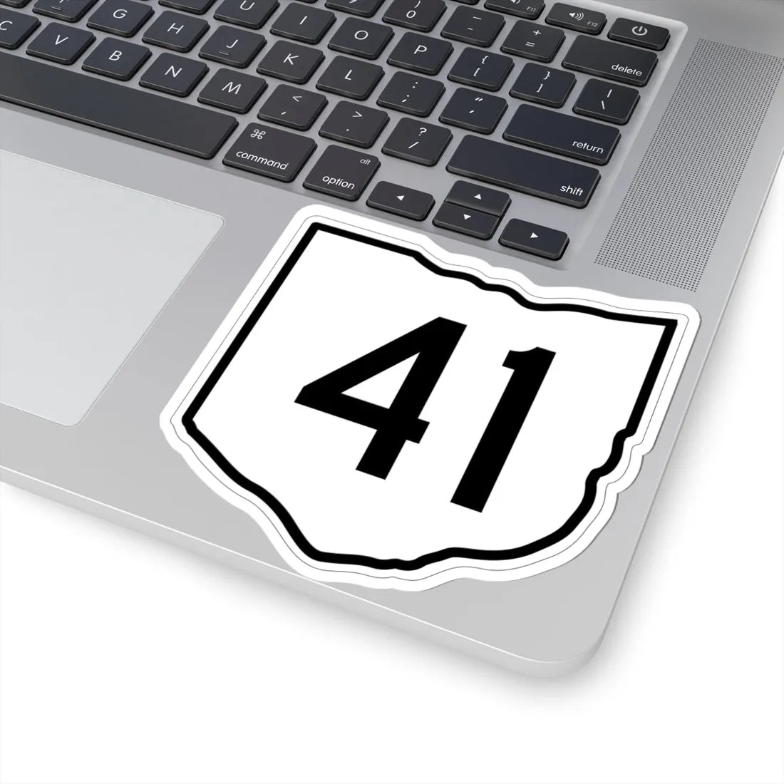 OH-41 1960 (Ohio) (Road Sign) STICKER Vinyl Kiss-Cut Decal - The Sticker Space