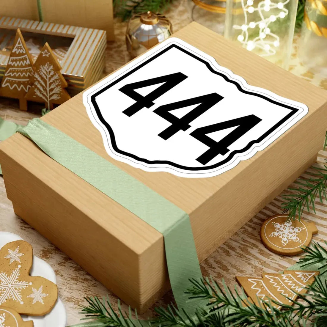 OH-444 1960 (Ohio) (Road Sign) STICKER Vinyl Kiss-Cut Decal - The Sticker Space