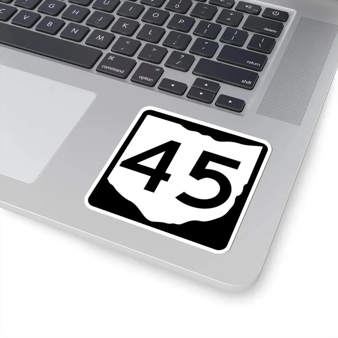 OH-45 (Ohio) (Road Sign) STICKER Vinyl Kiss-Cut Decal - The Sticker Space