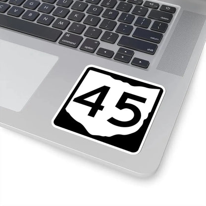 OH-45 (Ohio) (Road Sign) STICKER Vinyl Kiss-Cut Decal - The Sticker Space