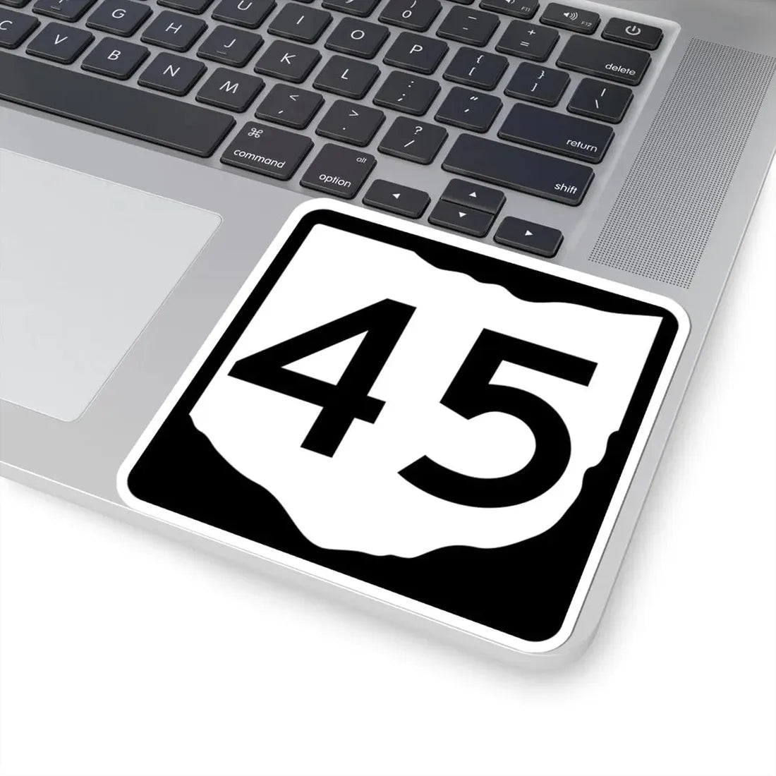 OH-45 (Ohio) (Road Sign) STICKER Vinyl Kiss-Cut Decal - The Sticker Space