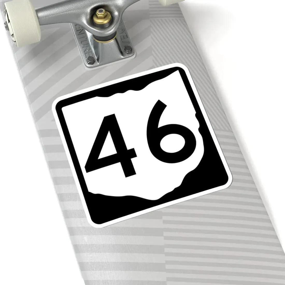 OH-46 (Ohio) (Road Sign) STICKER Vinyl Kiss-Cut Decal - The Sticker Space