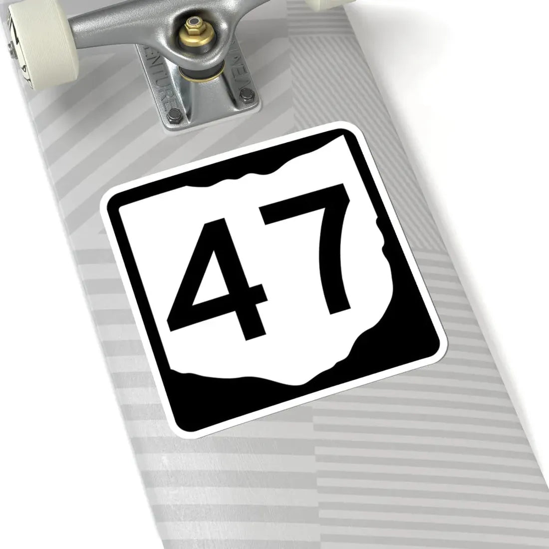 OH-47 (Ohio) (Road Sign) STICKER Vinyl Kiss-Cut Decal - The Sticker Space