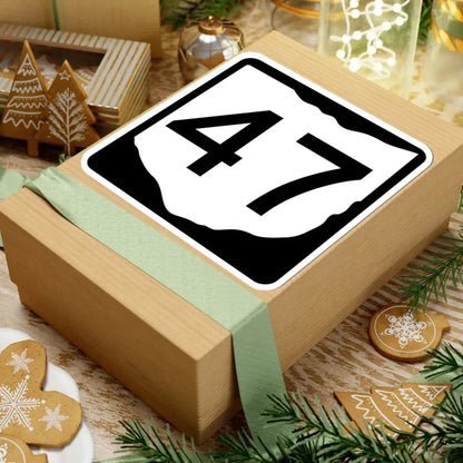 OH-47 (Ohio) (Road Sign) STICKER Vinyl Kiss-Cut Decal - The Sticker Space