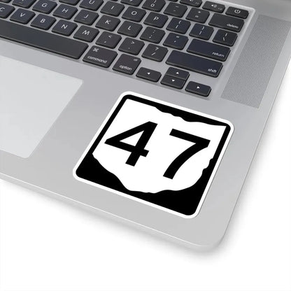 OH-47 (Ohio) (Road Sign) STICKER Vinyl Kiss-Cut Decal - The Sticker Space