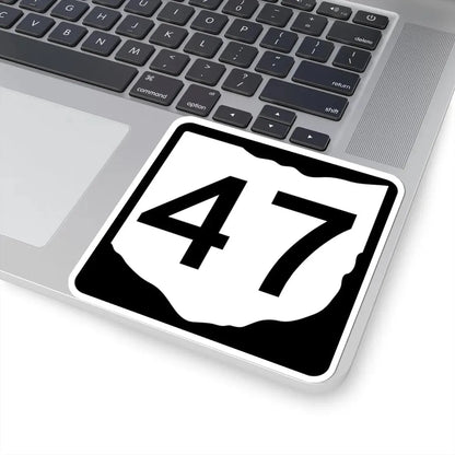 OH-47 (Ohio) (Road Sign) STICKER Vinyl Kiss-Cut Decal - The Sticker Space
