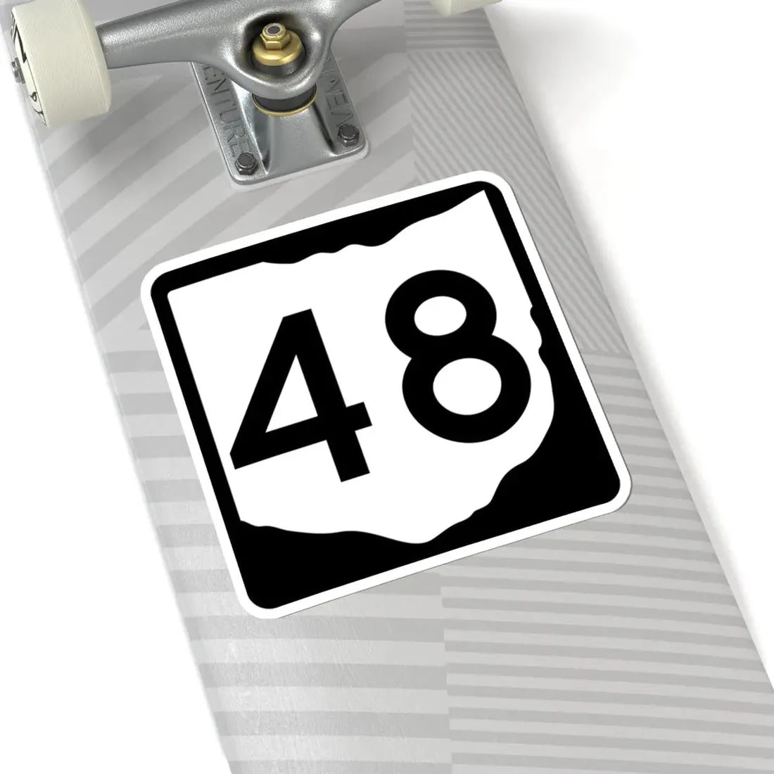 OH-48 (Ohio) (Road Sign) STICKER Vinyl Kiss-Cut Decal - The Sticker Space