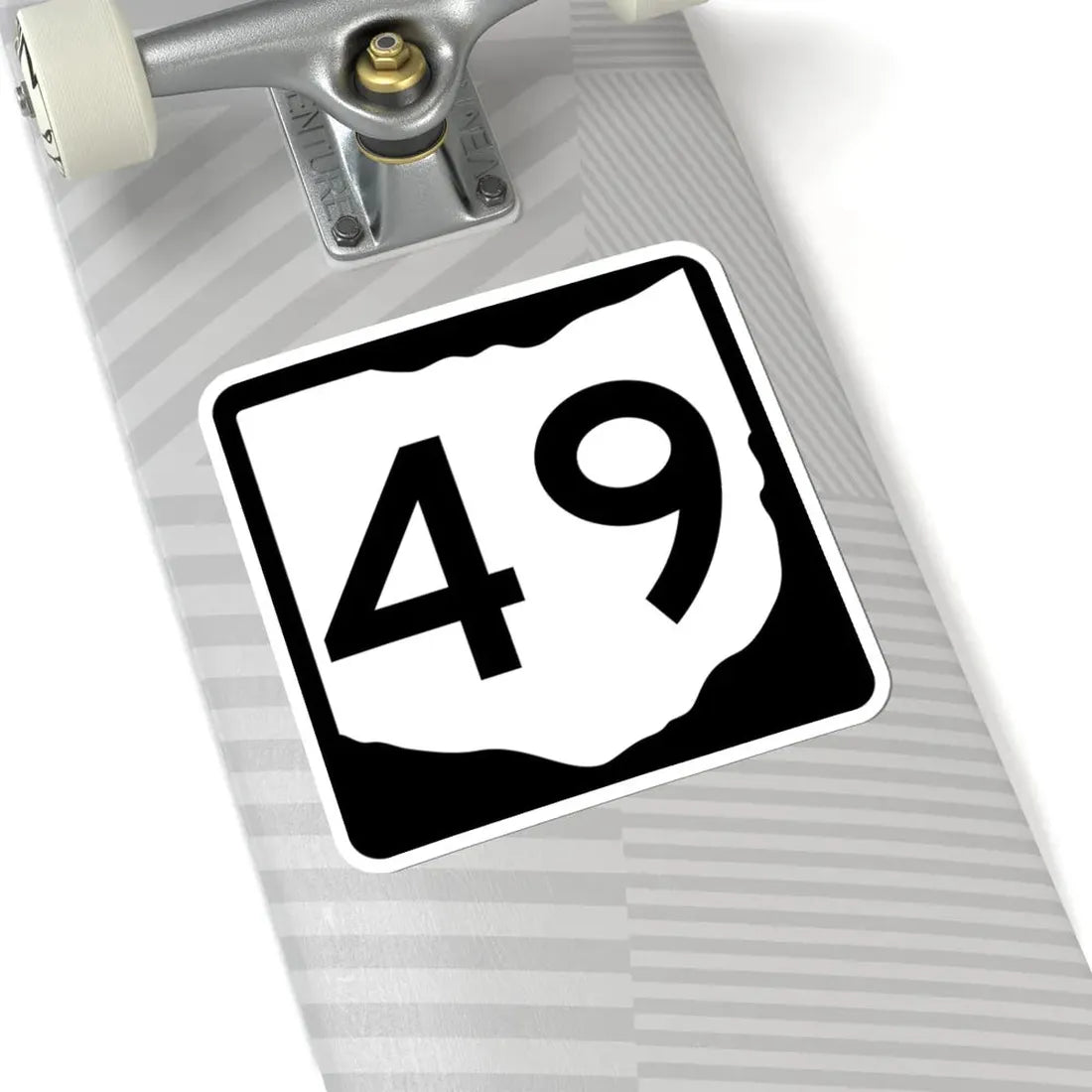 OH-49 (Ohio) (Road Sign) STICKER Vinyl Kiss-Cut Decal - The Sticker Space