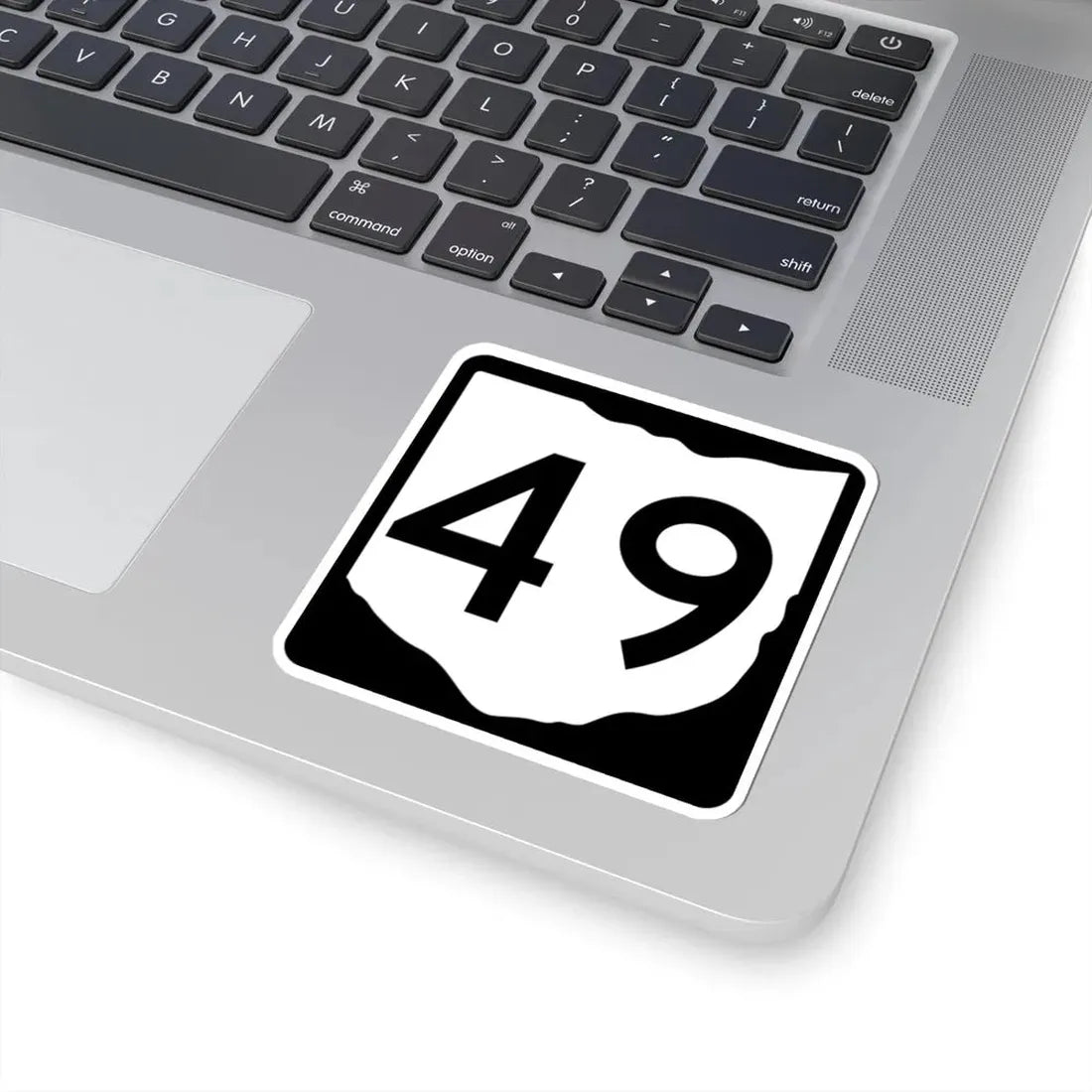 OH-49 (Ohio) (Road Sign) STICKER Vinyl Kiss-Cut Decal - The Sticker Space