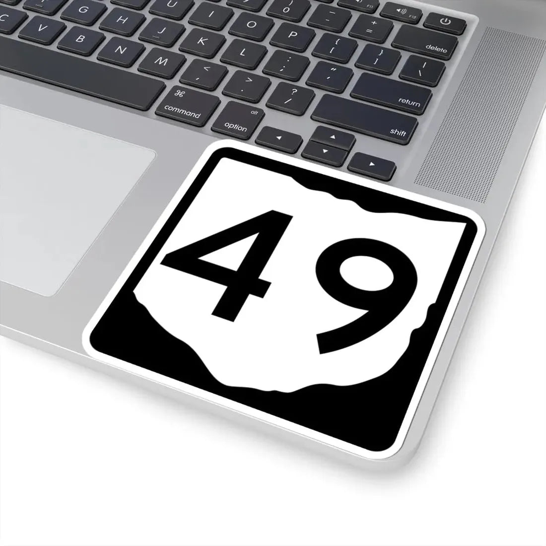 OH-49 (Ohio) (Road Sign) STICKER Vinyl Kiss-Cut Decal - The Sticker Space