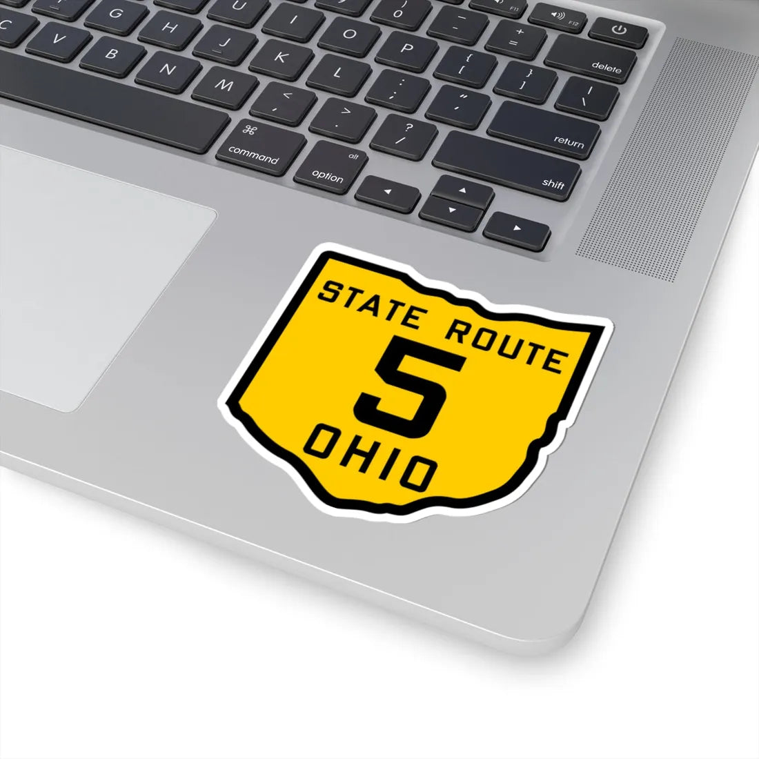 OH-5 1920 (Ohio) (Road Sign) STICKER Vinyl Kiss-Cut Decal - The Sticker Space